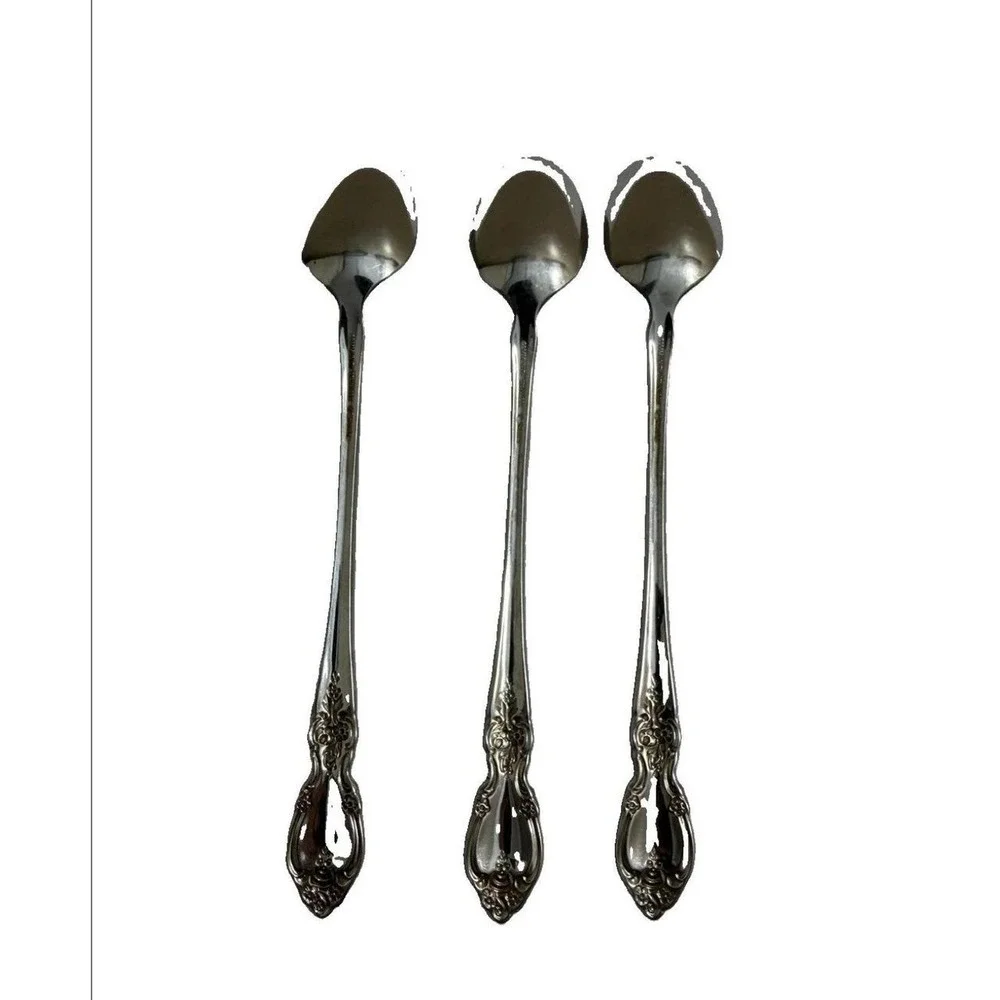 Oneida Community Viola-Viola Iced Tea Spoons 7.25